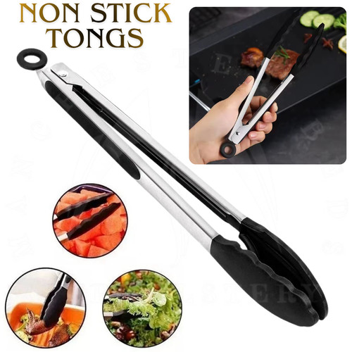 Inch non stick - 7, tongs