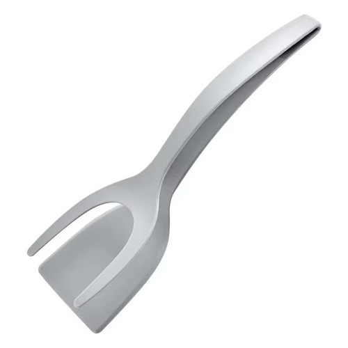 Grip flip spatula tongs - 2-in-1,