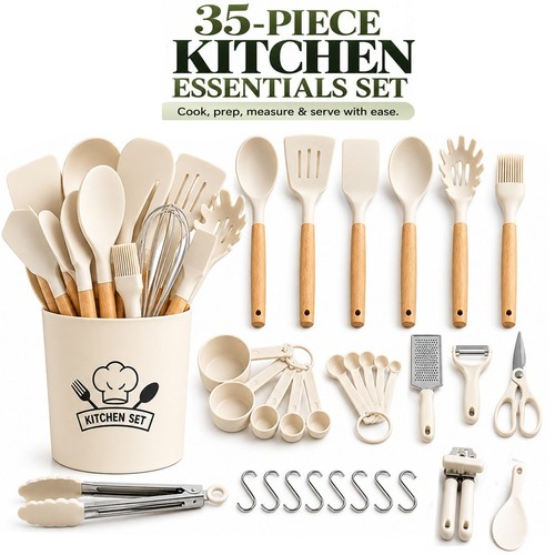 Pcs wooden kitchen utensils - pcs,