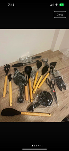 Silicone kitchen utensil - kitchen, set