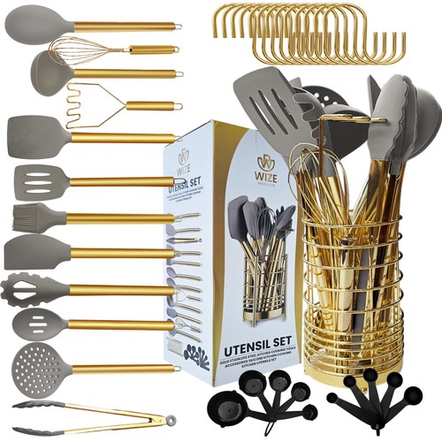 38pc gold stainless steel - gold,
