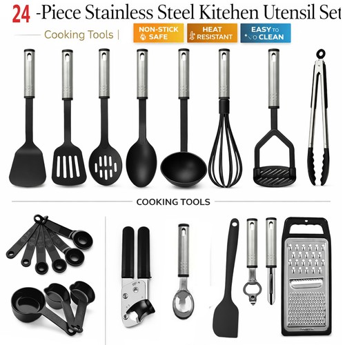 Pcs kitchen utensil set - 24,