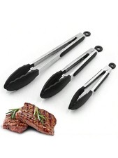 SILICONE COOKING TONGS 9" &