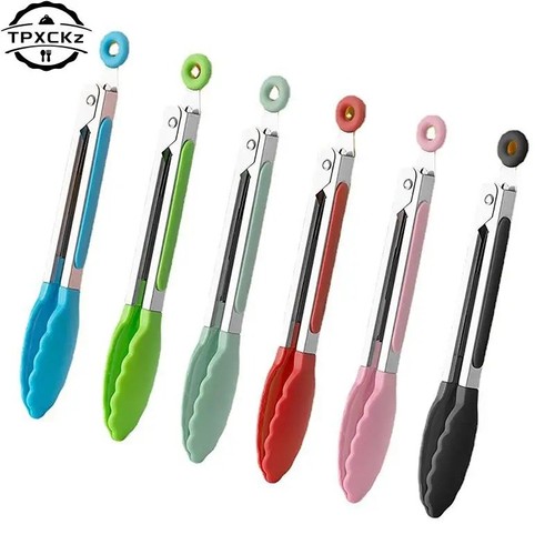 Silicone tongs home food - silicone,