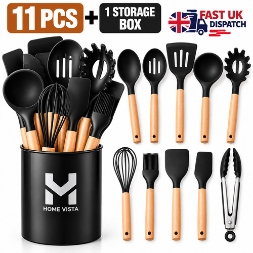 Silicone kitchen utensils set - kitchen,