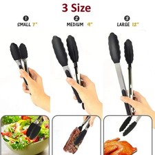 Premium Silicone Kitchen Tongs