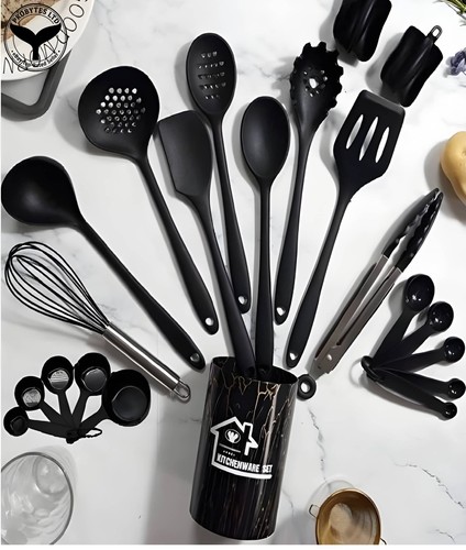 23pcs silicone kitchen utensil - 23pcs,