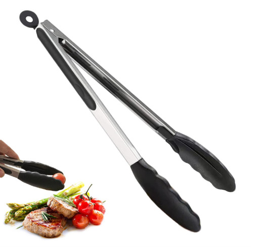 Silicone cooking tongs inch - tongs, 8"