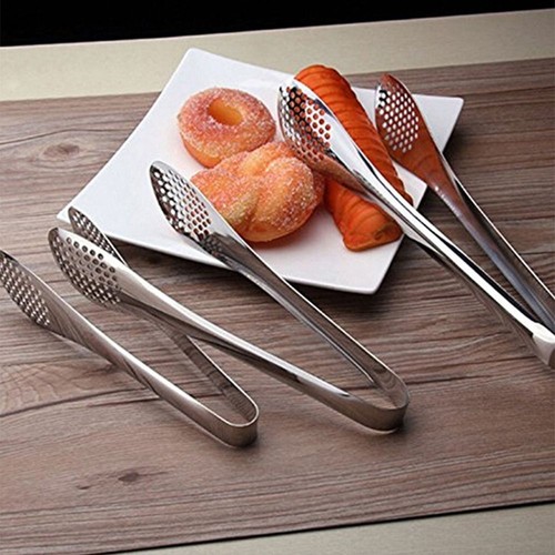 Stainless steel food tongs - food,