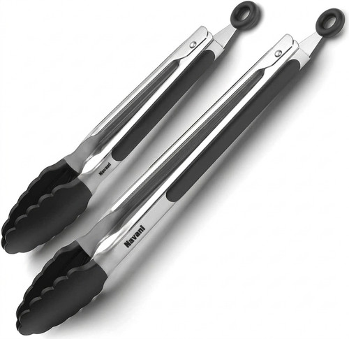 Kitchen tongs silicone tip - kitchen,