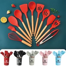 AEX 12pc Silicone & Wooden