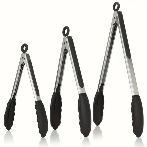 Silicone cooking tongs - tongs, 9"