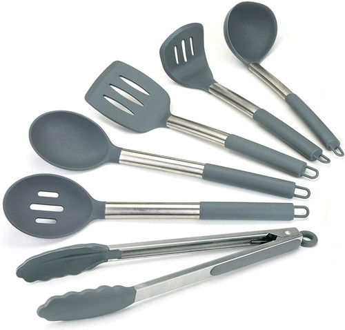 Silicone kitchen utensils set - utensils,