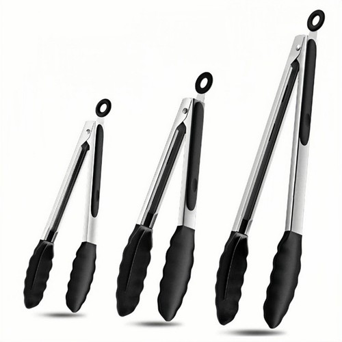 Silicone cooking tongs - cooking,