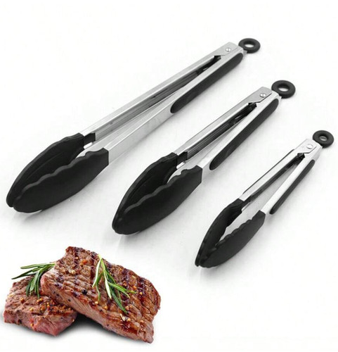 Silicone cooking tongs inch - cooking, 9"