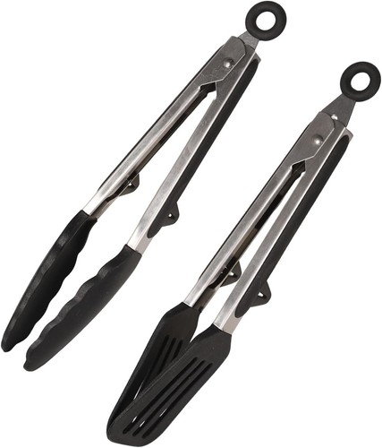 Silicone kitchen tongs - silicone, tongs,