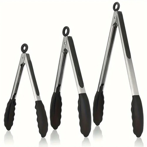 Silicone cooking tongs - silicone, 9"