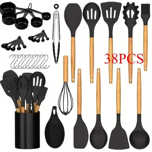 Piece silicone kitchen - 38-piece,